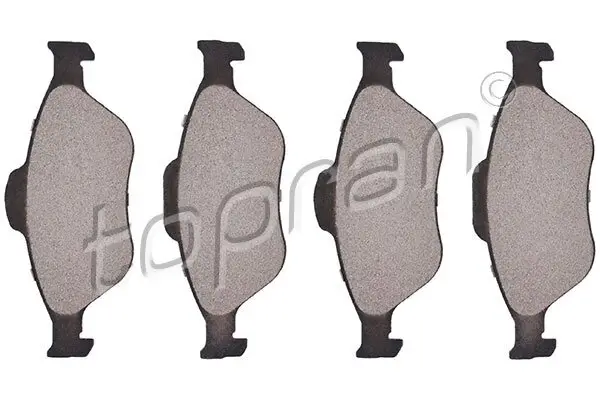 Bremsbelagsatz, Scheibenbremse Vorderachse TOPRAN 301 889