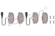 Bremsbelagsatz, Scheibenbremse Hinterachse TOPRAN 109 473