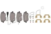 Bremsbelagsatz, Scheibenbremse Vorderachse TOPRAN 110 539