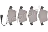Bremsbelagsatz, Scheibenbremse Vorderachse TOPRAN 113 177