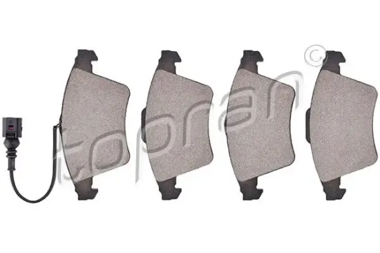 Bremsbelagsatz, Scheibenbremse Vorderachse TOPRAN 113 177 Bild Bremsbelagsatz, Scheibenbremse Vorderachse TOPRAN 113 177