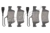 Bremsbelagsatz, Scheibenbremse Hinterachse TOPRAN 112 170