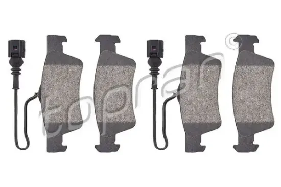 Bremsbelagsatz, Scheibenbremse Hinterachse TOPRAN 112 170 Bild Bremsbelagsatz, Scheibenbremse Hinterachse TOPRAN 112 170