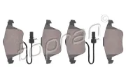 Bremsbelagsatz, Scheibenbremse Vorderachse TOPRAN 113 174