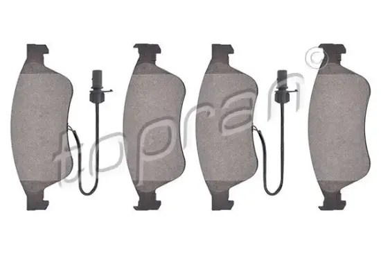 Bremsbelagsatz, Scheibenbremse Vorderachse TOPRAN 113 175 Bild Bremsbelagsatz, Scheibenbremse Vorderachse TOPRAN 113 175