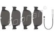 Bremsbelagsatz, Scheibenbremse Vorderachse TOPRAN 723 272