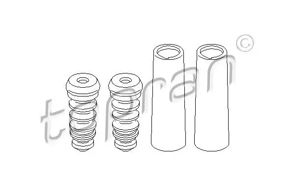 Staubschutzsatz, Stoßdämpfer Hinterachse TOPRAN 914 103
