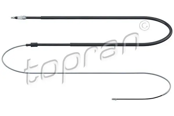 Seilzug, Feststellbremse hinten links hinten rechts TOPRAN 723 559