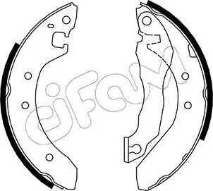 Bremsbackensatz Hinterachse CIFAM 153-005 Bild Bremsbackensatz Hinterachse CIFAM 153-005