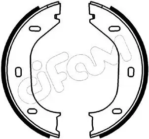 Bremsbackensatz, Feststellbremse Hinterachse CIFAM 153-011 Bild Bremsbackensatz, Feststellbremse Hinterachse CIFAM 153-011