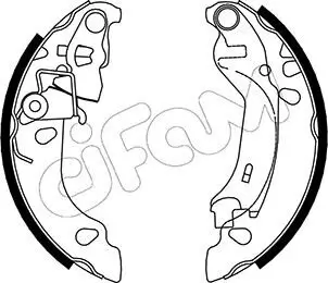 Bremsbackensatz CIFAM 153-083 Bild Bremsbackensatz CIFAM 153-083