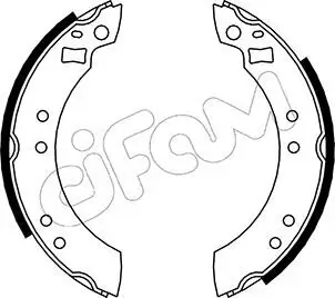Bremsbackensatz Hinterachse CIFAM 153-103 Bild Bremsbackensatz Hinterachse CIFAM 153-103