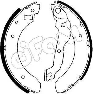Bremsbackensatz Hinterachse CIFAM 153-108 Bild Bremsbackensatz Hinterachse CIFAM 153-108