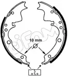 Bremsbackensatz Hinterachse CIFAM 153-109