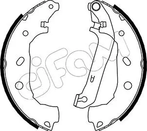 Bremsbackensatz Hinterachse CIFAM 153-138 Bild Bremsbackensatz Hinterachse CIFAM 153-138