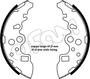 Bremsbackensatz Hinterachse CIFAM 153-222 Bild Bremsbackensatz Hinterachse CIFAM 153-222
