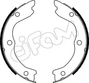 Bremsbackensatz, Feststellbremse CIFAM 153-293 Bild Bremsbackensatz, Feststellbremse CIFAM 153-293