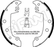 Bremsbackensatz Hinterachse CIFAM 153-324