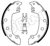 Bremsbackensatz Hinterachse CIFAM 153-340