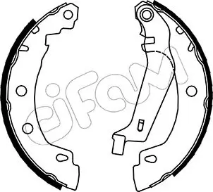 Bremsbackensatz Hinterachse CIFAM 153-353Y Bild Bremsbackensatz Hinterachse CIFAM 153-353Y
