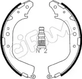 Bremsbackensatz Hinterachse CIFAM 153-415