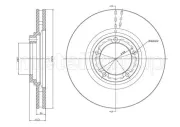 Bremsscheibe CIFAM 800-1079C