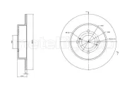 Bremsscheibe CIFAM 800-1758C