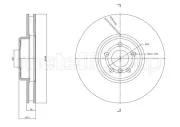 Bremsscheibe CIFAM 800-1868C