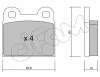 Bremsbelagsatz, Scheibenbremse Hinterachse CIFAM 822-002-0