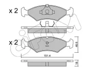 Bremsbelagsatz, Scheibenbremse CIFAM 822-029-0