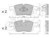 Bremsbelagsatz, Scheibenbremse CIFAM 822-1188-0