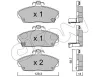 Bremsbelagsatz, Scheibenbremse Vorderachse CIFAM 822-174-0