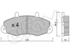 Bremsbelagsatz, Scheibenbremse Vorderachse CIFAM 822-194-0
