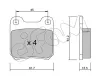 Bremsbelagsatz, Scheibenbremse CIFAM 822-275-0