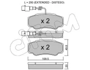 Bremsbelagsatz, Scheibenbremse CIFAM 822-532-1