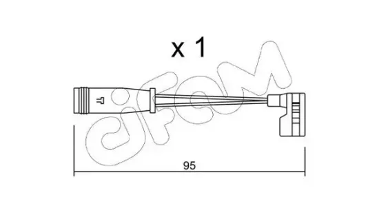Warnkontakt, Bremsbelagverschleiß CIFAM SU.164 Bild Warnkontakt, Bremsbelagverschleiß CIFAM SU.164