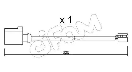 Warnkontakt, Bremsbelagverschleiß CIFAM SU.271 Bild Warnkontakt, Bremsbelagverschleiß CIFAM SU.271