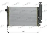 Kühler, Motorkühlung FRIGAIR 0103.3028