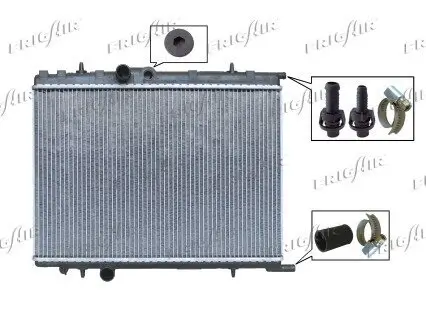 Kühler, Motorkühlung FRIGAIR 0103.3062