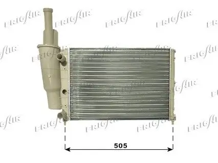 Kühler, Motorkühlung FRIGAIR 0104.3001