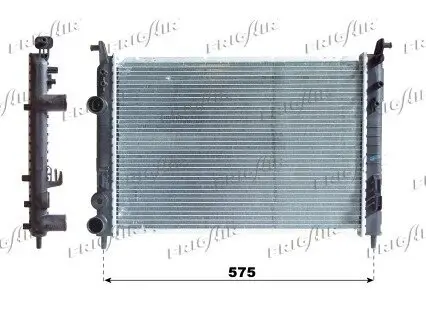 Kühler, Motorkühlung FRIGAIR 0104.3045
