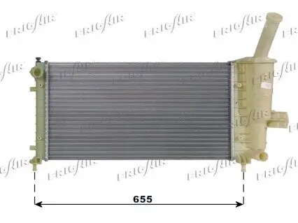 Kühler, Motorkühlung FRIGAIR 0104.3049 Bild Kühler, Motorkühlung FRIGAIR 0104.3049