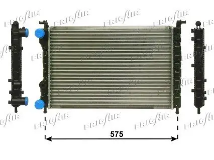 Kühler, Motorkühlung FRIGAIR 0104.3063 Bild Kühler, Motorkühlung FRIGAIR 0104.3063