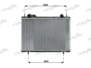 Kühler, Motorkühlung FRIGAIR 0104.3100