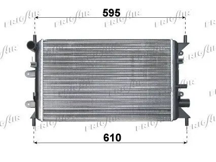 Kühler, Motorkühlung FRIGAIR 0105.2035