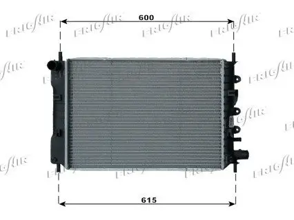 Kühler, Motorkühlung FRIGAIR 0105.2040 Bild Kühler, Motorkühlung FRIGAIR 0105.2040