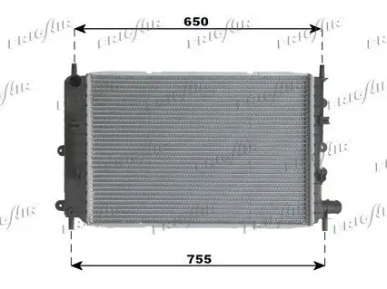 Kühler, Motorkühlung FRIGAIR 0105.3041