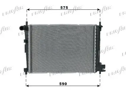 Kühler, Motorkühlung FRIGAIR 0105.3066