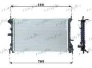 Kühler, Motorkühlung FRIGAIR 0105.3067
