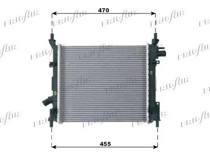 Kühler, Motorkühlung FRIGAIR 0105.3078